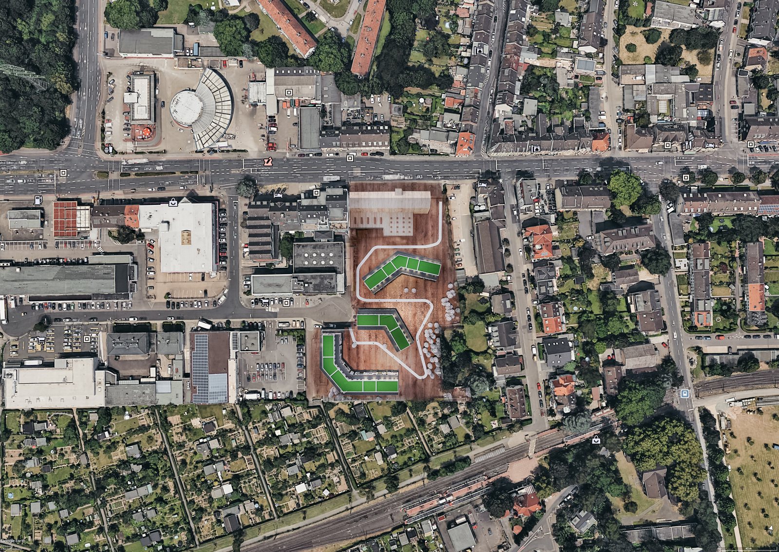 Steyler Ville, Darstellung aus der Konzeptplanung